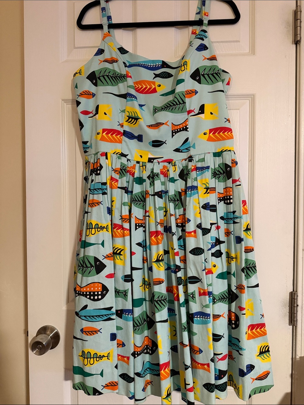 Pinup Couture x Charles Phoenix Jenny Dress in Deep Sea Dive
